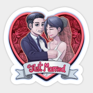 Just Married ! Sticker